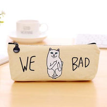 Load image into Gallery viewer, 1pcs Children Love Gift Pencil Case Canvas School Supplies Kawaii Stationery Estuches Chancery School Cute Pencil Box Pen Bags
