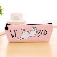 Load image into Gallery viewer, 1pcs Children Love Gift Pencil Case Canvas School Supplies Kawaii Stationery Estuches Chancery School Cute Pencil Box Pen Bags
