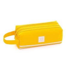 Load image into Gallery viewer, Portable 2 level Large Capacity Canvas Pencil Case Bag Pen Box Zipper Bags School Supplies Stationery
