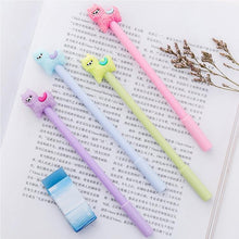 Load image into Gallery viewer, 1 Piece Lytwtw&#39;s Gel Pens Korean Cartoon Creative Alpaca Neutral Pen Student Writing Office Stationery Black Signature Pen
