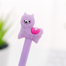 Load image into Gallery viewer, 1 Piece Lytwtw&#39;s Gel Pens Korean Cartoon Creative Alpaca Neutral Pen Student Writing Office Stationery Black Signature Pen
